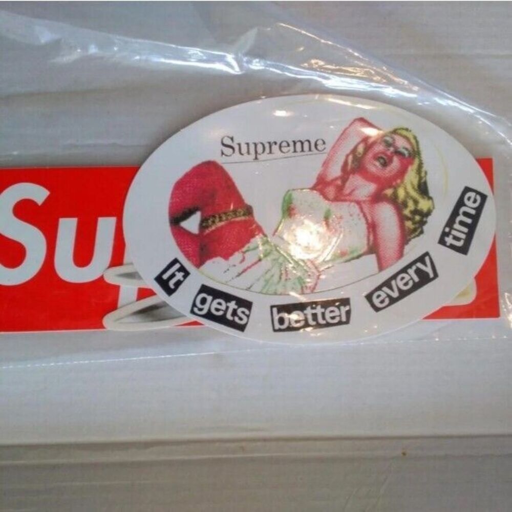 Supreme sealed sticker pack Box logo multi color sticker Rare #supreme #sup